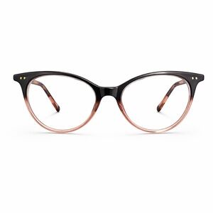 Jean lafont Two-Tone Cat Eye Glasses - Black and Blush